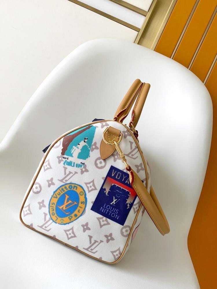 Modern Italian-Inspired Monogram Shoulder Bag