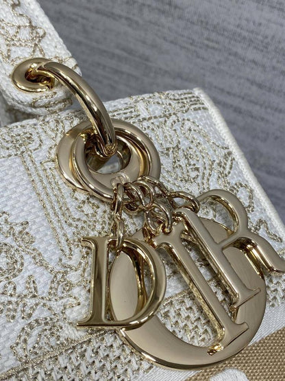 Gold Top Handle Bag