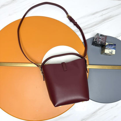 Luxury Calfskin Bucket Bag