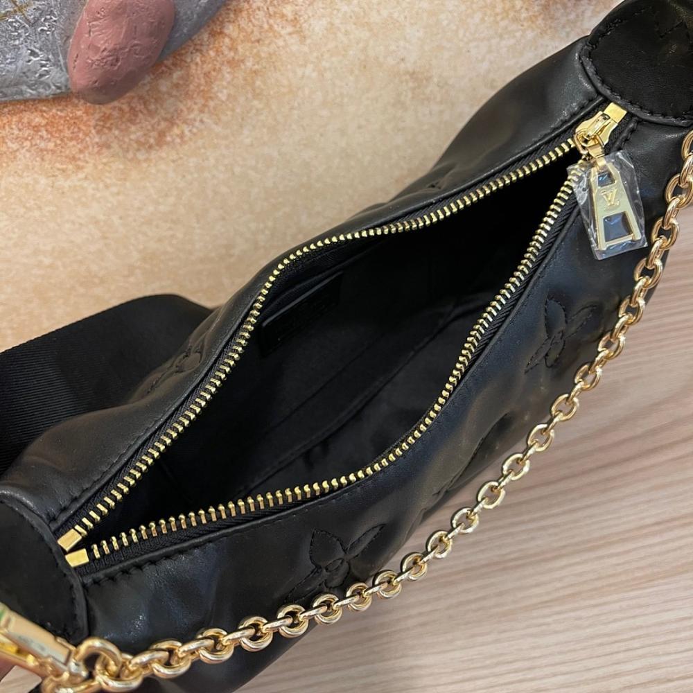Modern Brown Quilted Leather Crossbody Bag – Limited Edition
