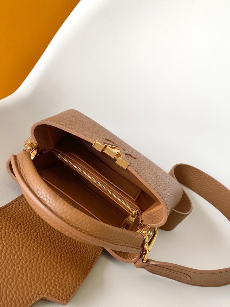 Monogram Leather Shoulder Bag