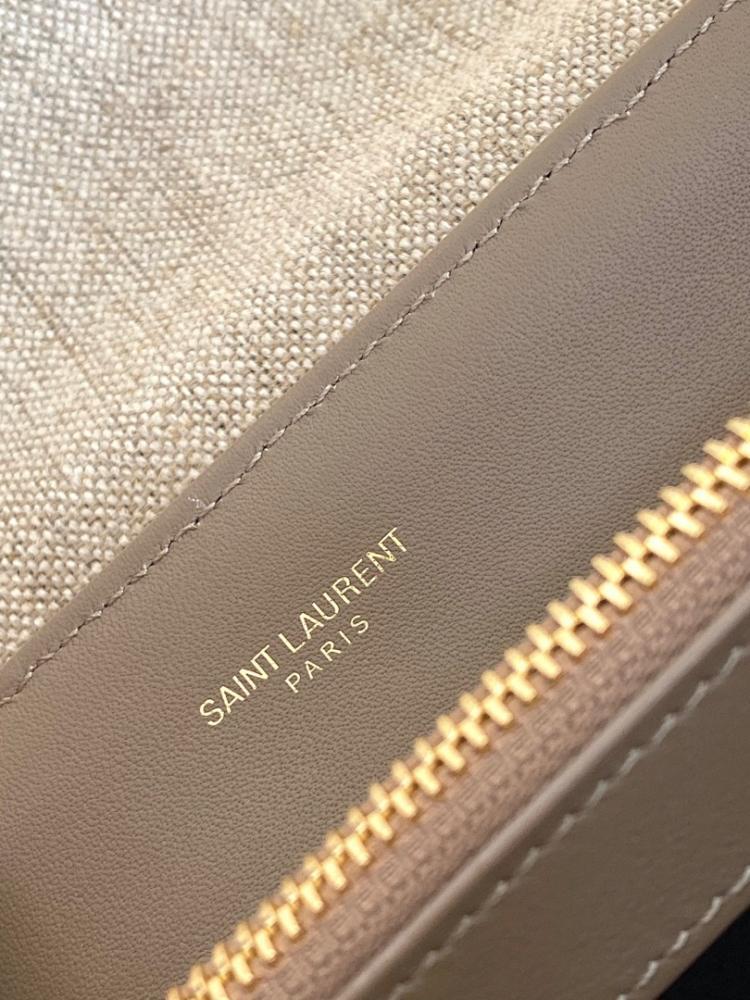 Modern Luxury Beige Leather Crossbody Bag