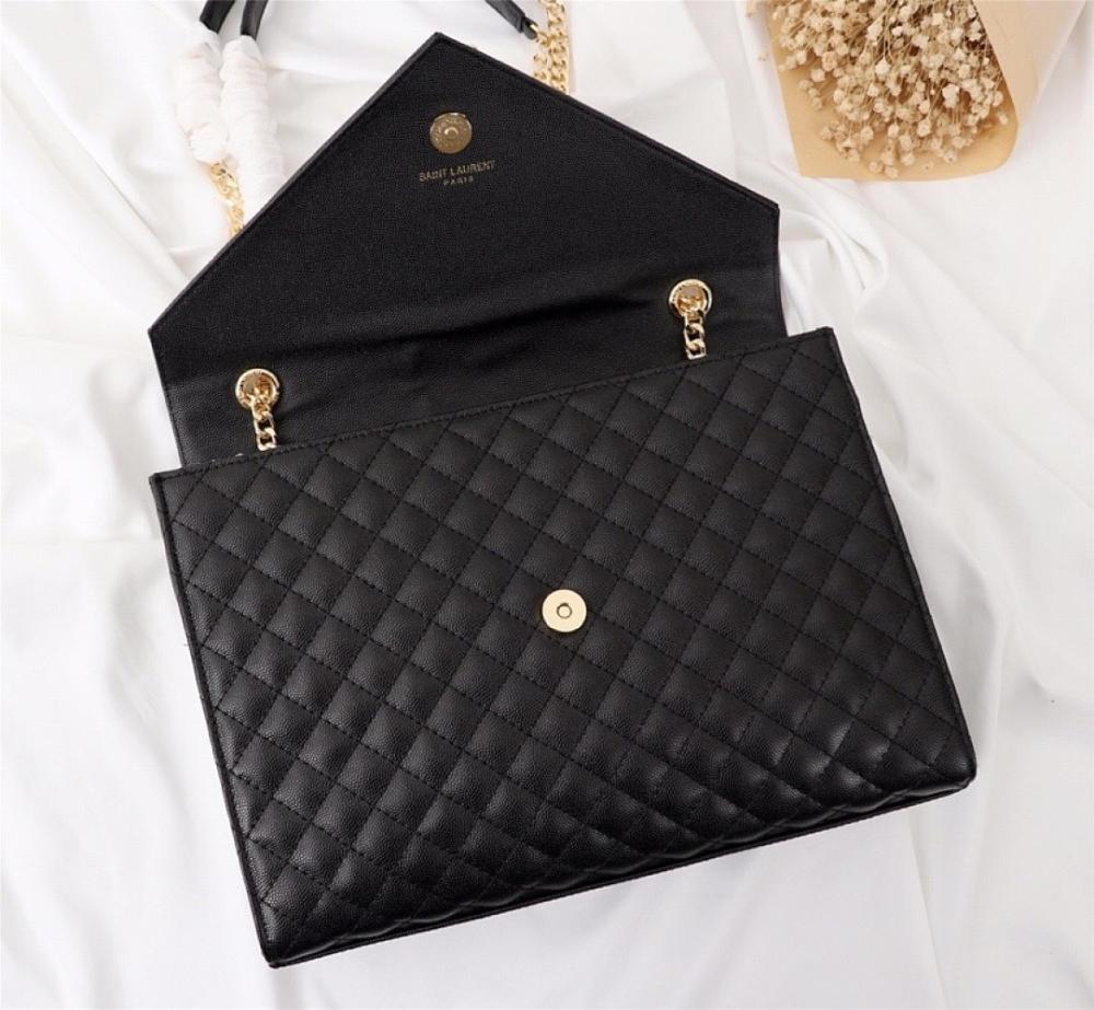 Elegant Refined Leather Top Handle Bag