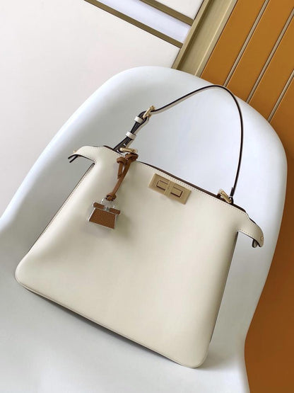 Printed Leather Shoulder Bag