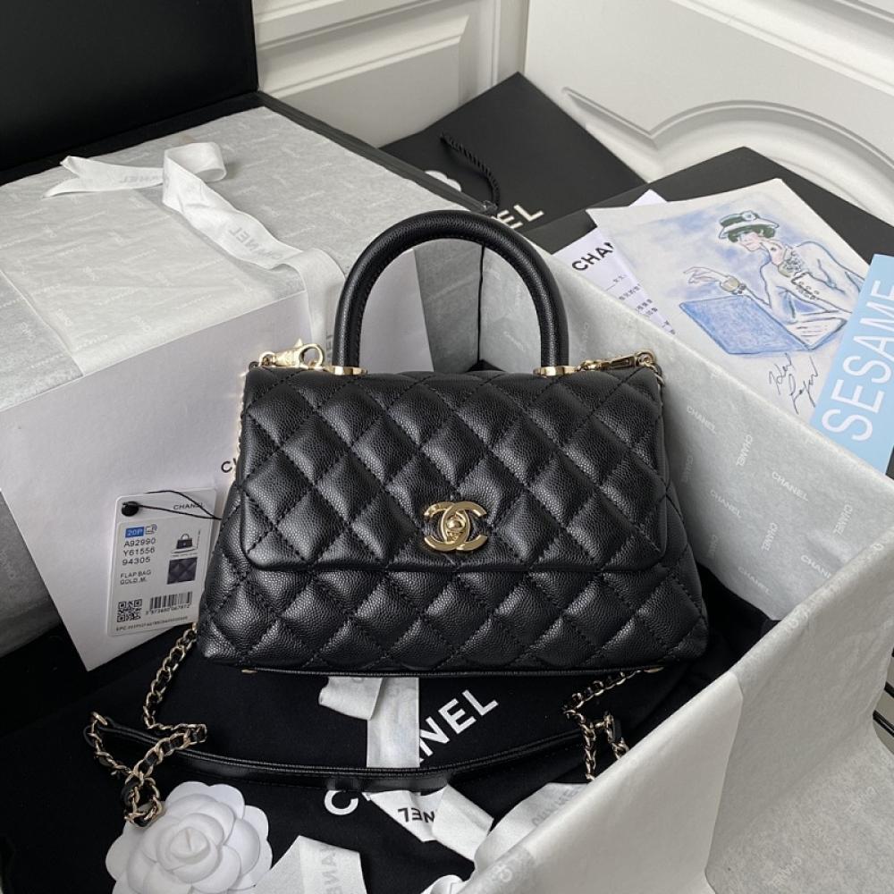 Classic Gold Top Handle Bag