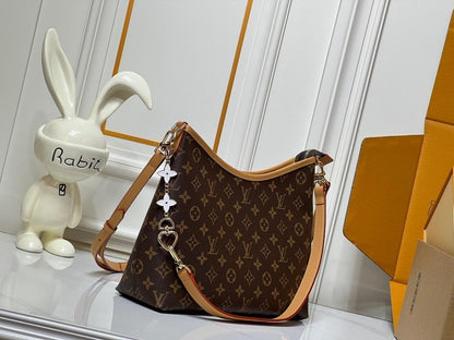 Speedy Bandouliere Monogram Leather Crossbody Bag