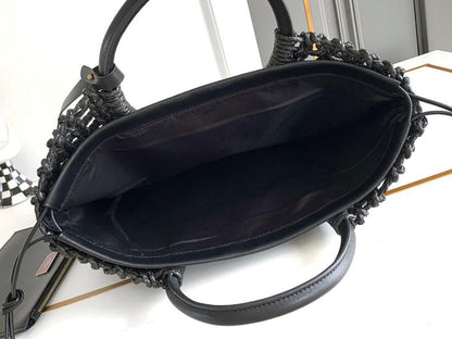 Italian-Inspired Stylish Woven Leather Crossbody Bag