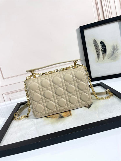 Modern White Leather Shoulder Bag