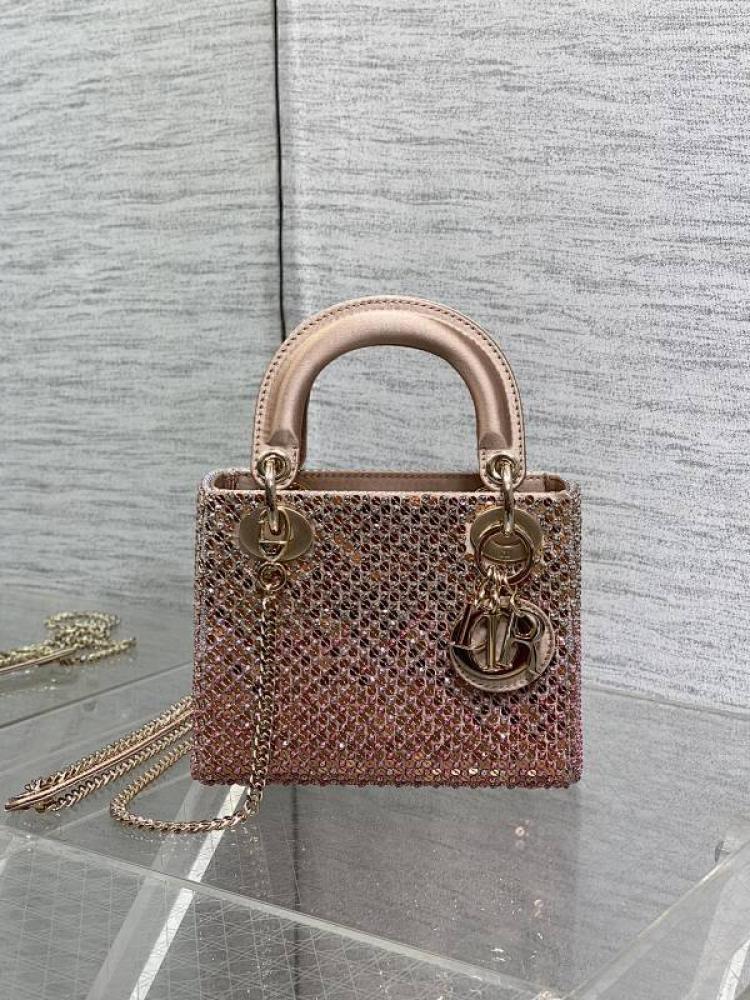 Embroidered Top Handle Bag