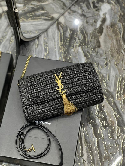 Alma Woven Leather Shoulder Bag