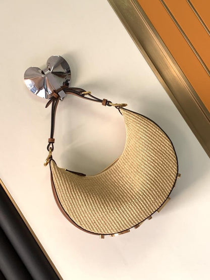 Classic Woven Top Handle Bag