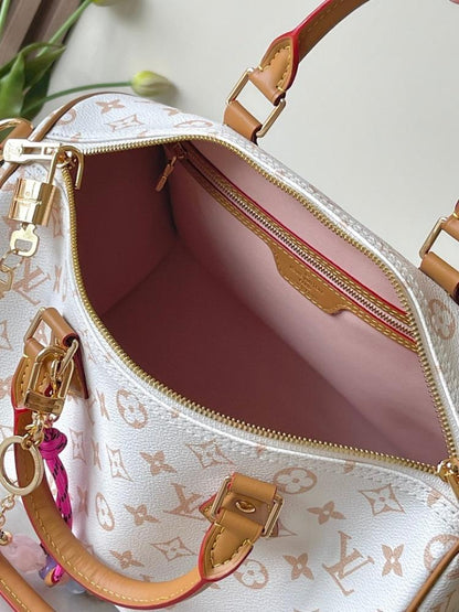 Luxury Elegant Monogram Leather Bag