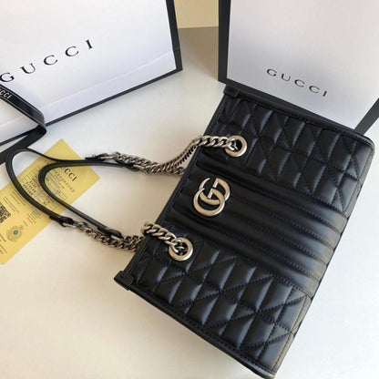 Modern Stylish Quilted Leather Crossbody Bag