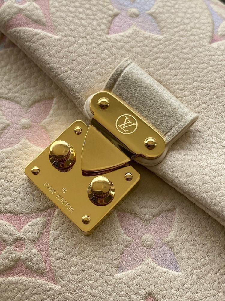 Modern Stylish Monogram Leather Shoulder Bag