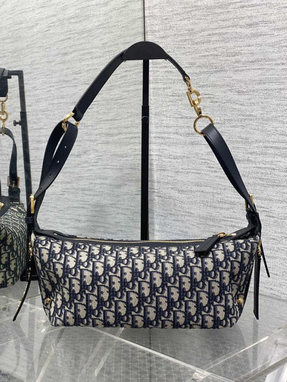 Gold Leather Hobo Bag