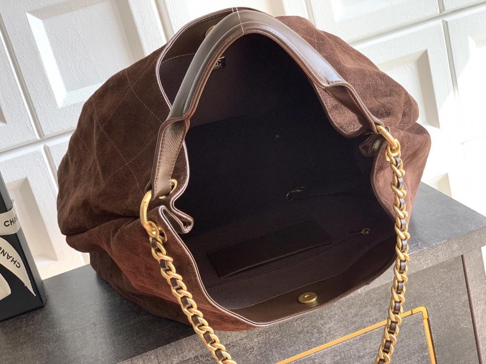Suede Hobo Bag