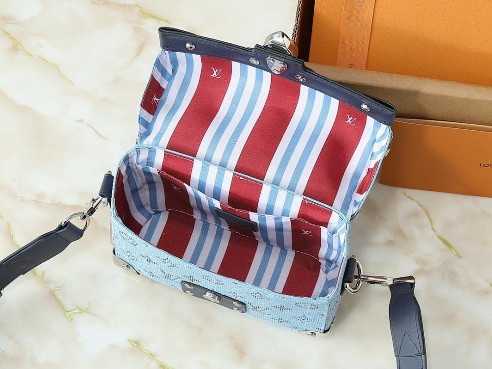 Modern Elegant Studded Calfskin Travel Bag