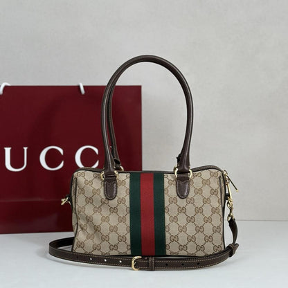Leather Top Handle Bag