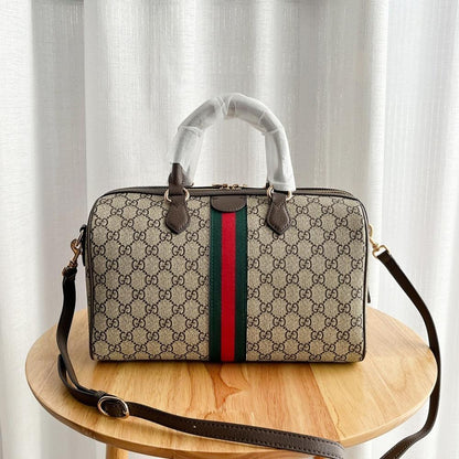 Classic Refined Woven Crossbody Bag