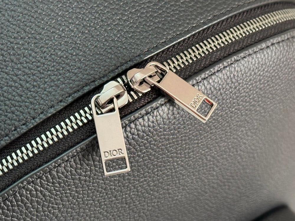 Italian-Inspired Luxury Black Calfskin Crossbody Bag