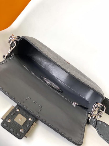 Classic Leather Top Handle Bag