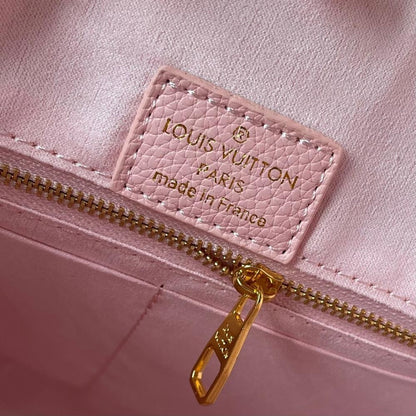 Luxury Elegant Monogram Leather Shoulder Bag