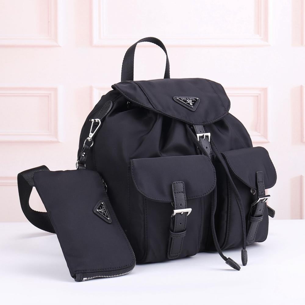Italian-Inspired Stylish Nylon Top Handle Bag