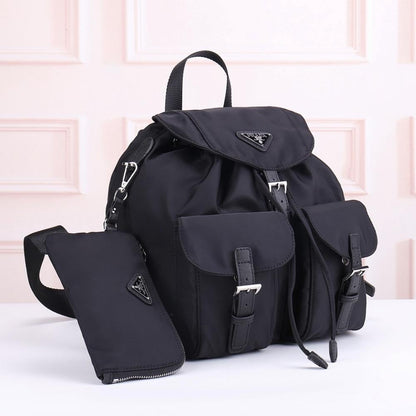 Italian-Inspired Stylish Nylon Top Handle Bag