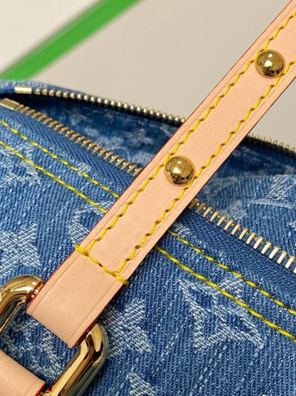Modern Italian-Inspired Canvas Top Handle Bag