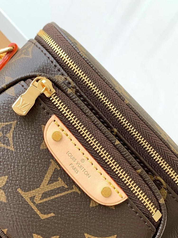Elegant Premium Monogram Leather Shoulder Bag