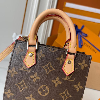 Modern Luxury Monogram Leather Shoulder Bag