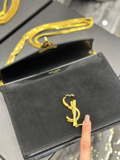 Modern Refined Gold Studded Calfskin Top Handle Bag