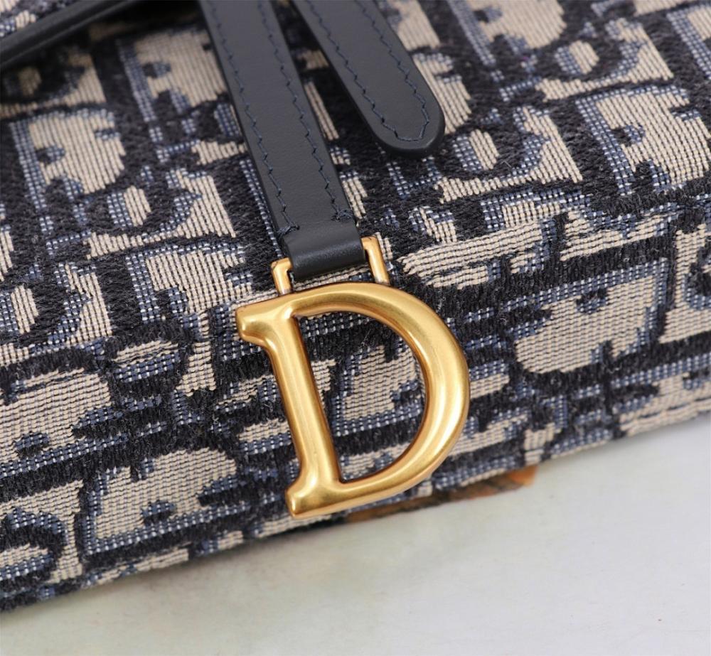 Saddle Gold Printed Shoulder Bag