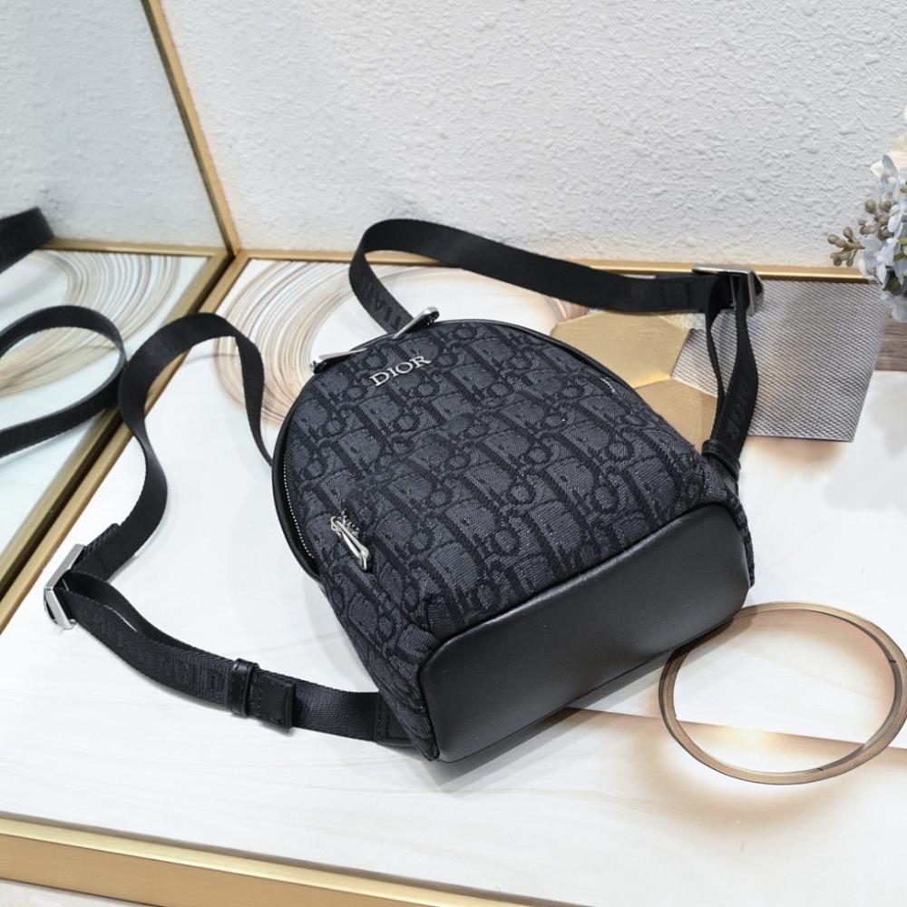 Italian-Inspired Stylish Beige Printed Backpack
