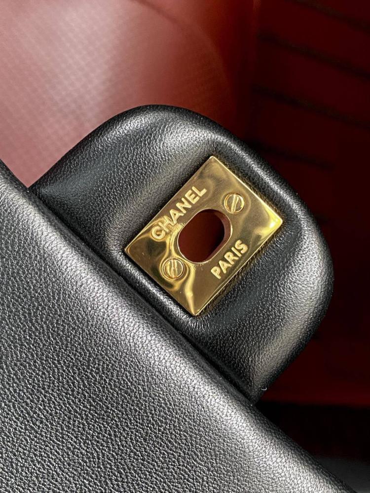 Gold Top Handle Bag