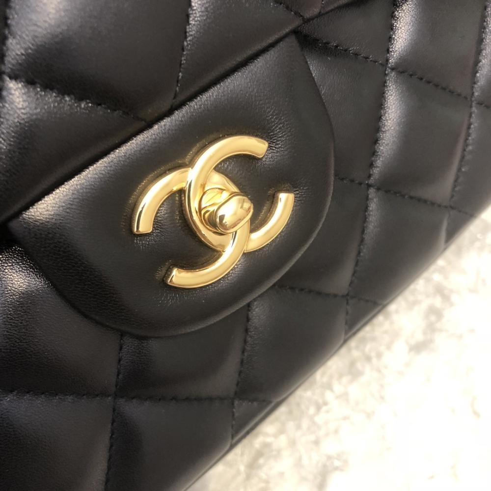 Lambskin Top Handle Bag