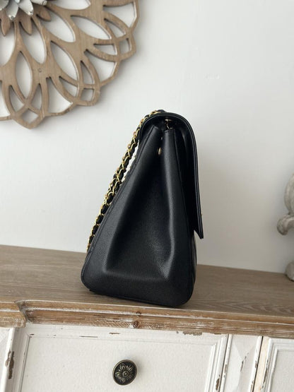 Stylish Leather Top Handle Bag