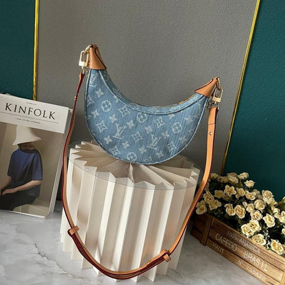 Luxury Elegant Embroidered Leather Shoulder Bag