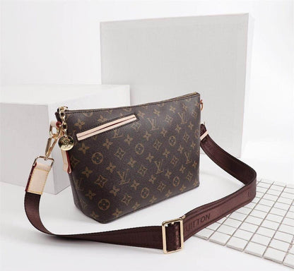 Boite Chapeau Monogram Leather Shoulder Bag
