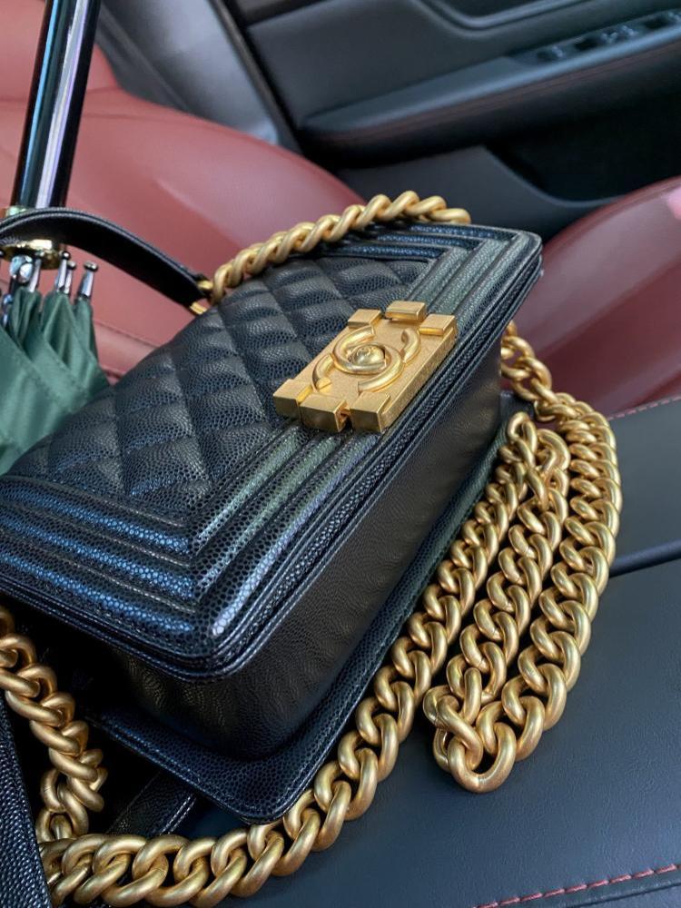 Classic Leather Top Handle Bag