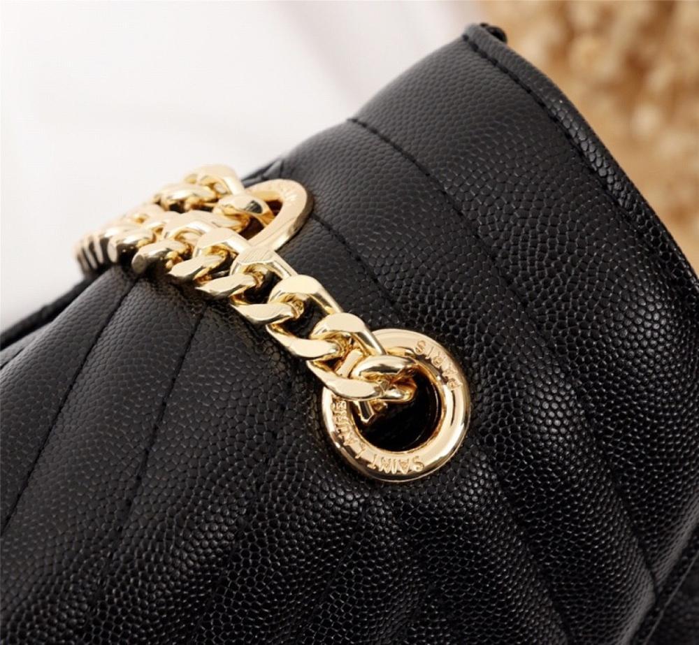 Elegant Refined Leather Top Handle Bag