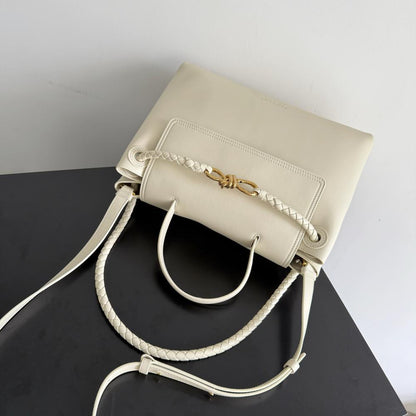 Leather Top Handle Bag