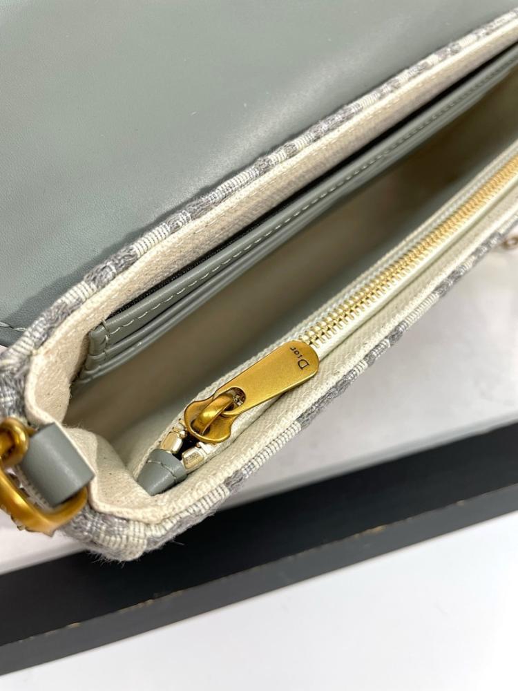 Saddle Grey Printed Shoulder Bag