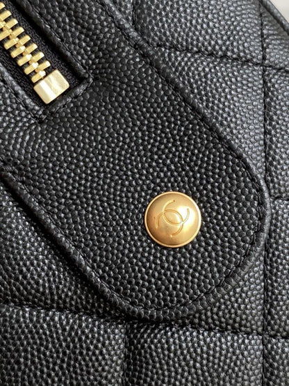 Classic Leather Top Handle Bag