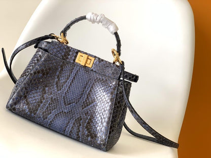 Classic Leather Top Handle Bag