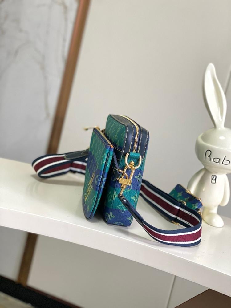 Modern Stylish Monogram Leather Shoulder Bag