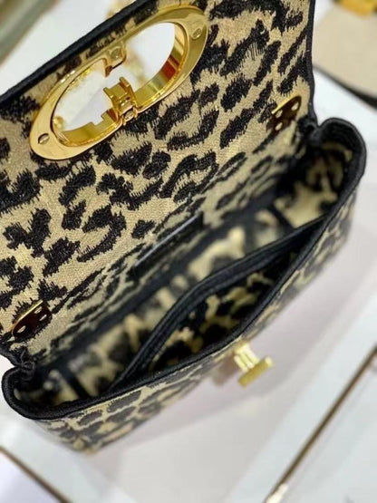 Leather Top Handle Bag