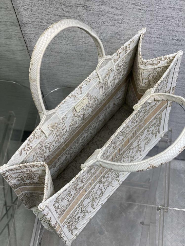 Gold Embroidered Tote Bag