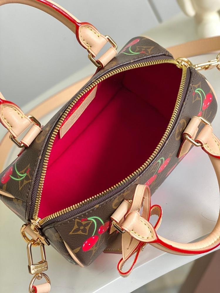 Speedy Bandouliere Monogram Leather Shoulder Bag