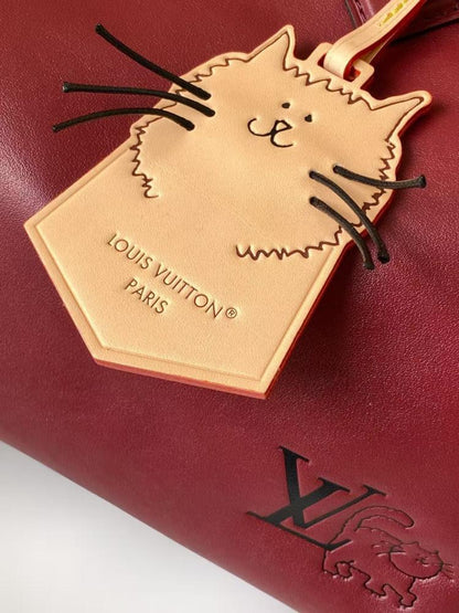 Calfskin Top Handle Bag